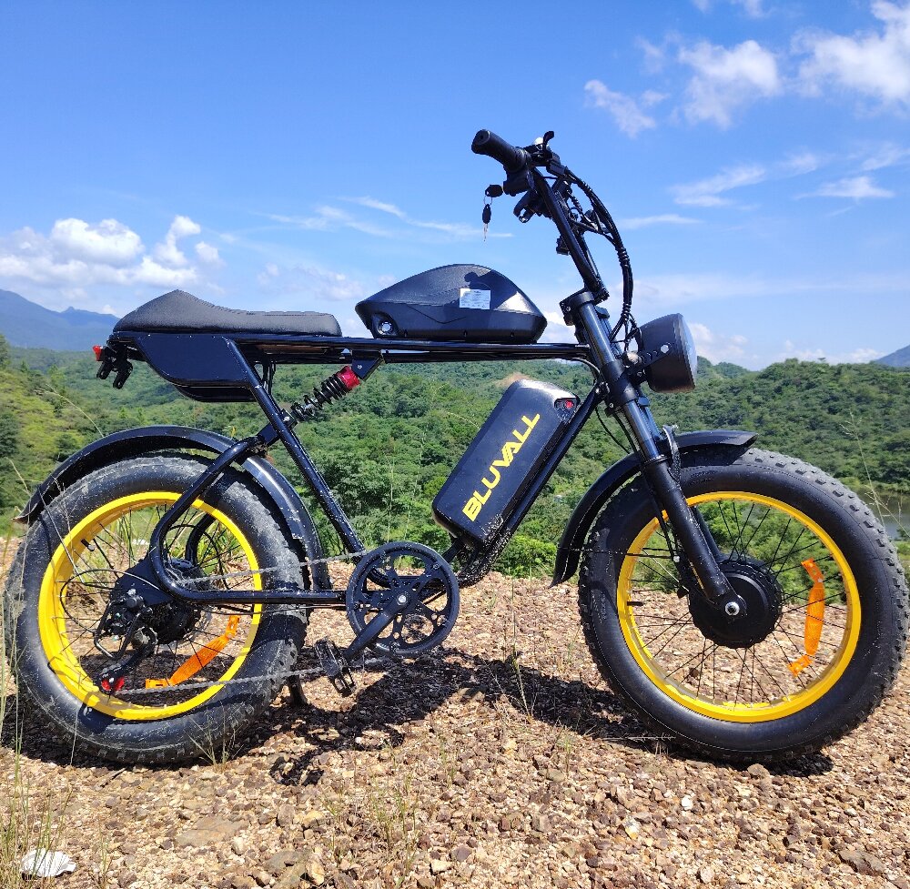 Boombike Bluvall K10 Dual Motor & Battery 52V 35MPH 160 Miles - BoomBike