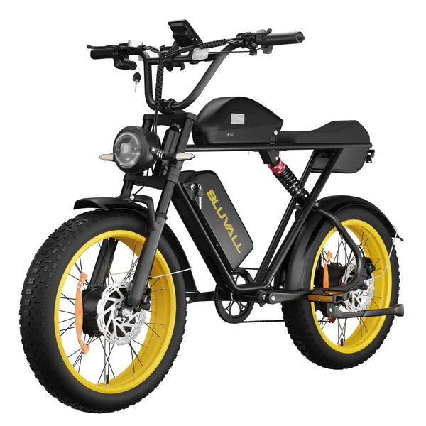 Boombike Bluvall K10 Ebike 52v Dual Motor & Battery 35MPH 160 Miles