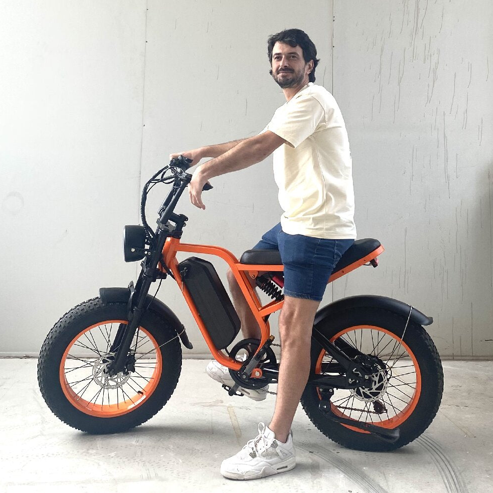 Boombike Bluvall SU8 Moped Ebike 32MPH 80Miles - BoomBike