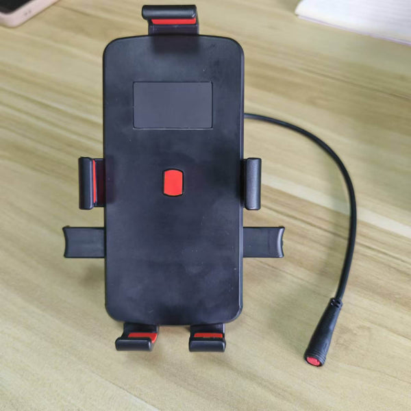 Phone holder for ebike rechargeable