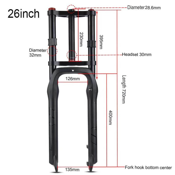 Double Crown Fork For S1 - BoomBike